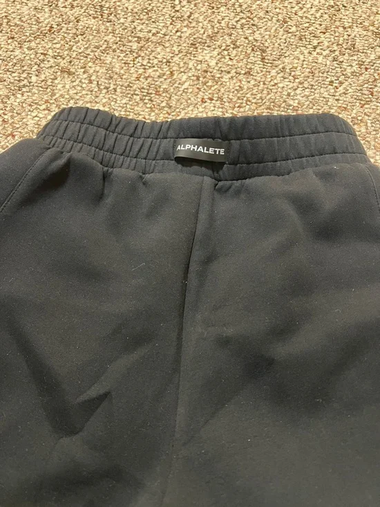 Alphalete Black Athletic Shorts with Logo Accent - Picture 3 of 3